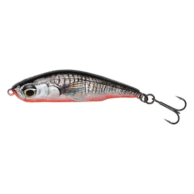 Savage gear wobler 3d sticklebait pencil sinking black red - 6,5 cm 10,5 g