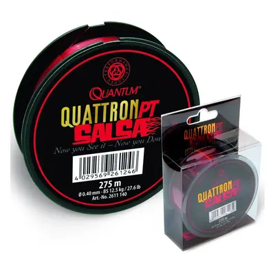 Quantum vlasec quattron salsa červená 275 m-průměr 0,18 mm / nosnost 2,8 kg