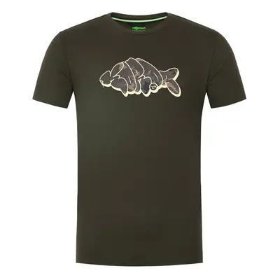 Korda tričko outline tee dark olive - m