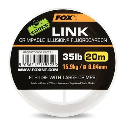 Fox fluorocarbon edges link illusion čirý 20 m - 0,64 mm 35 lb