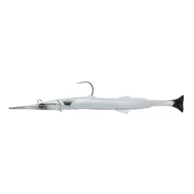 Savage gear gumová nástraha 3d needlefish pulse tail pink pearl white silver - 14 cm 12 g