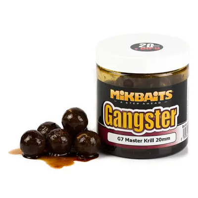 Mikbaits boilies v dipu gangster g7 master krill 250 ml - 24 mm