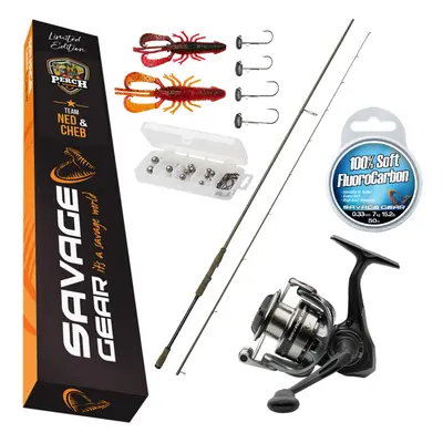 Savage gear set prutu perch academy kit 1 team ned cheb 2,21 m 5-18 g