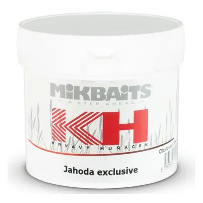 Mikbaits obalovací těsto krvavý huňáček jahoda exclusive 200 g