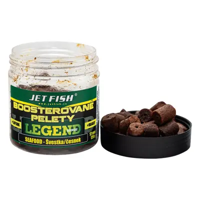 Jet fish boosterované pelety seafood švestka česnek 250 ml 12 mm