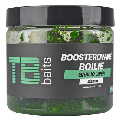 Tb baits boosterované boilie garlic liver 120 g - 16 mm