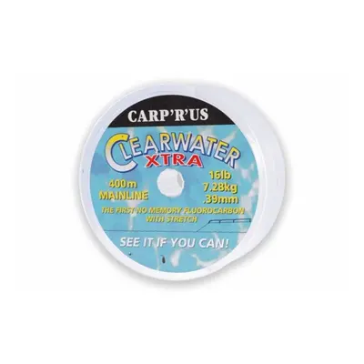 Carp´r´us clearwater xt fluorocarbon čirý 400 m-průměr 0,33 mm / nosnost 12 lb