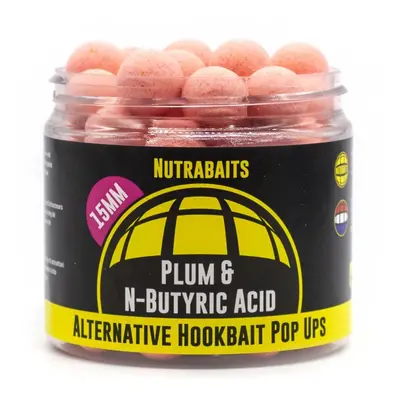 Nutrabaits plovoucí boilie pop-up plum & n-butyric acid 15mm