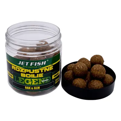 Jet fish rozpustné boilie legend range rak glm 250 ml - 20 mm