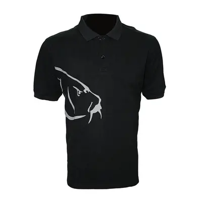 Zfish tričko carp polo t-shirt black