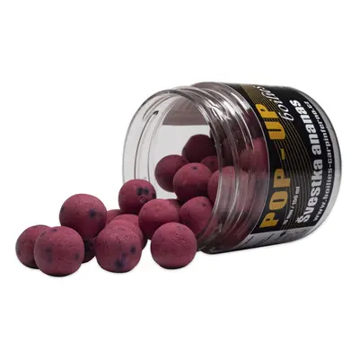 Carp inferno pop up boilies 150 ml 16 mm ananas švestka