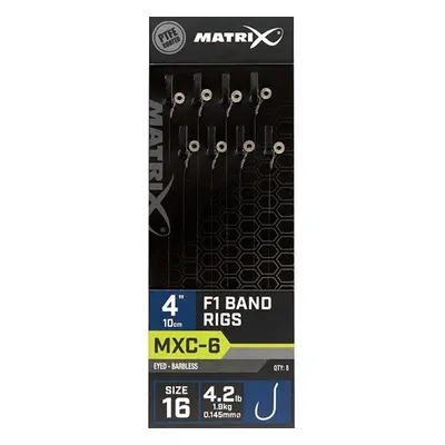 Matrix návazec mxc-6 barbless band rigs f1 10 cm - 16 0,145 mm