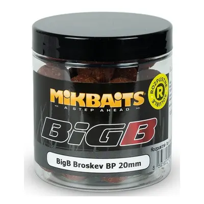 Mikbaits rozpustné boilies bigb broskev black pepper 250 ml - 20 mm