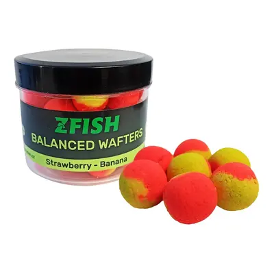 Zfish vyvážené boilie balanced wafters 16 mm 60 g - strawberry banana