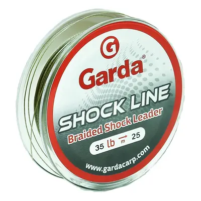 Garda návazcová šňůra shock line zelená 25 m nosnost 35 lb