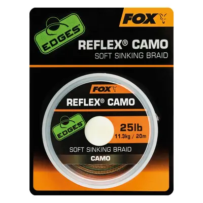 Fox návazcová šňůrka reflex camo 20 m-průměr 20 lb / nosnost 9,1 kg