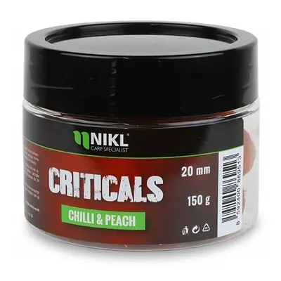 Nikl criticals boilie chilli & peach 150 g - 18 mm