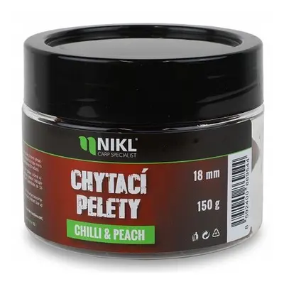 Nikl chytací pelety chilli & peach 150 g - 18 mm