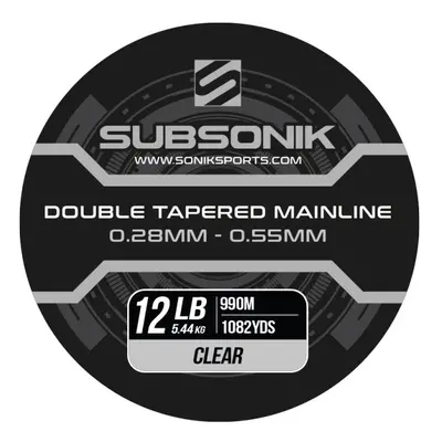 Sonik ujímaný vlasec subsonik double tapered main line clear 990 m - 0,28-0,55 mm 12 lb