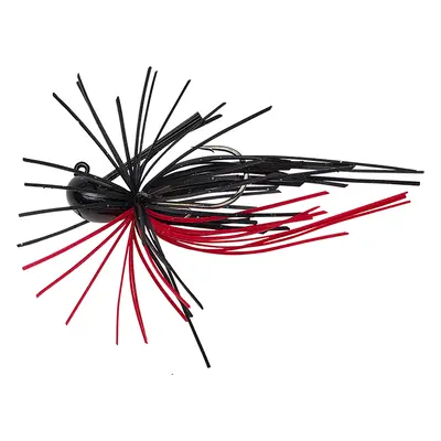 Savage gear skirt flirt jig sinking black red - 6,5 cm 5 g