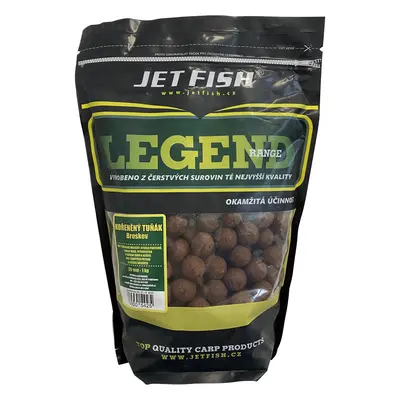 Jet fish boilie legend kořeněný tuňák + a.c. broskev-1 kg 24 mm