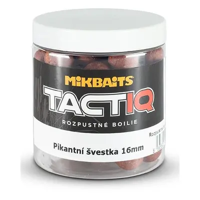 Mikbaits rozpustné boilies tactiq pikantní švestka 250 ml - 16 mm