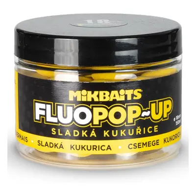 Mikbaits plovoucí boilie fluo sladká kukuřice 150 ml - 18 mm