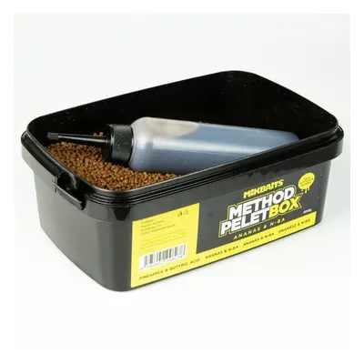 Mikbaits method pelet box 400 g + 120 ml activator - ananas n-ba