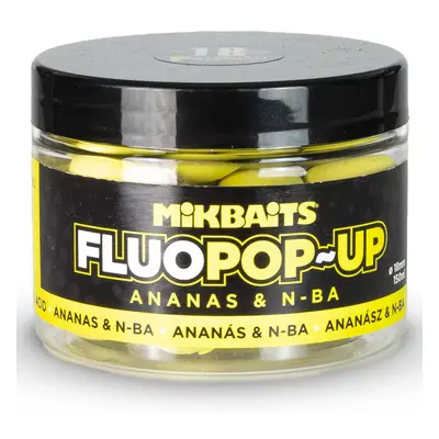 Mikbaits plovoucí boilie fluo ananas n-ba 150 ml - 18 mm