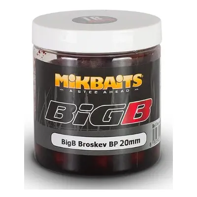 Mikbaits boilies v dipu bigb broskev black pepper 250 ml-20 mm