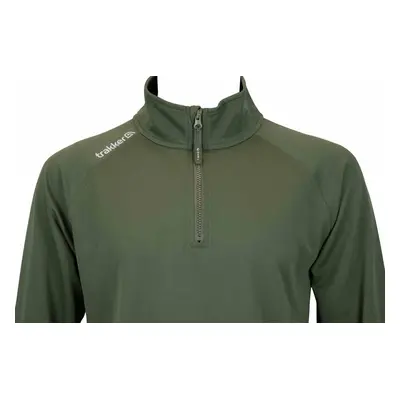 Trakker triko s dlouhým rukávem half zip top with uv sun protection - xxl