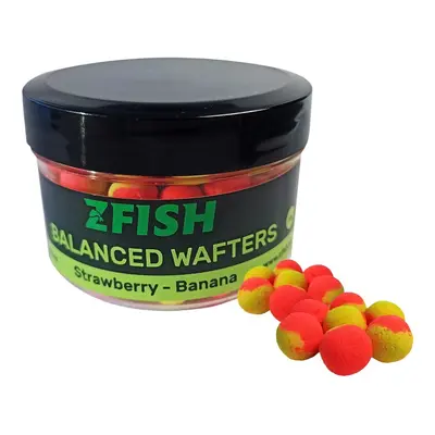 Zfish vyvážené boilie balanced wafters 8 mm 20 g - strawberry banana