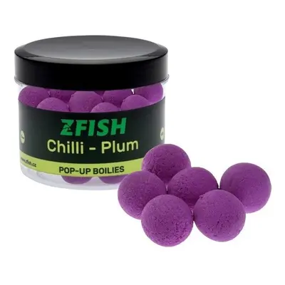 Zfish plovoucí boilies pop-up 60 g 16 mm - chilli švestka