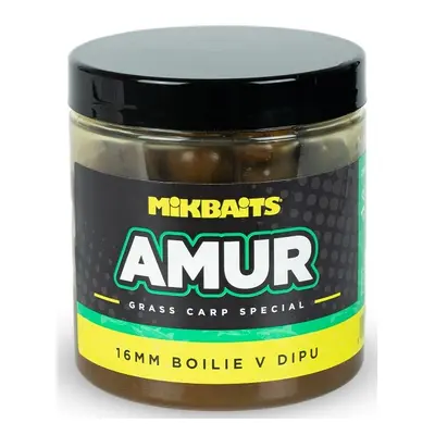 Mikbaits boilie v dipu amur range 250 ml - 16 mm