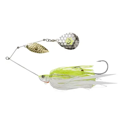 Savage gear třpytka da bush spinnerbait sinking yellow white silver - 21 cm 55 g