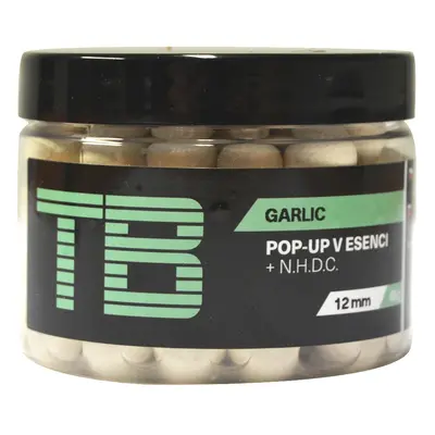 Tb baits plovoucí boilie pop-up white garlic + nhdc 65 g-12 mm