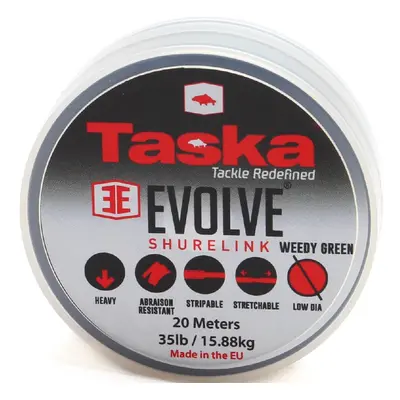 Taska evolve shurelink - návazcová šňůrka s potahem brown 20 m-nosnost 35 lb