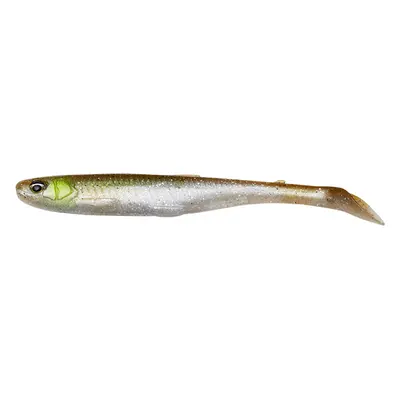 Savage gear gumová nástraha slender scoopl shad green silver - 15 cm 17 g