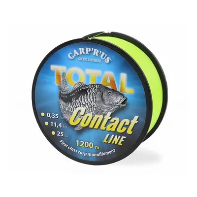 Carp´r´us vlasec total contact line yellow 1200 m - průměr 0,35 mm / nosnost 11,45 kg