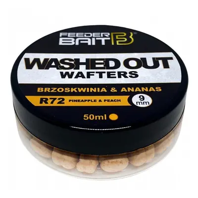 Feederbait washed out wafters 9 mm - r72- broskev/ananas