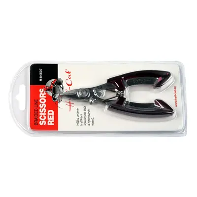 Hell-cat nůžky scissor for braided line s/s claret red