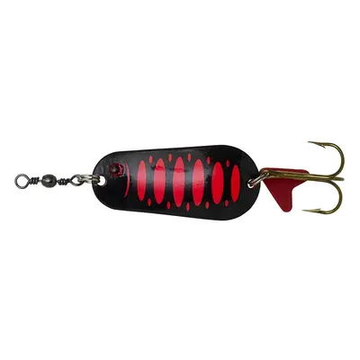 Dam třpytka effzett standard spoon uv fluo red black - 6,5 cm 30 g