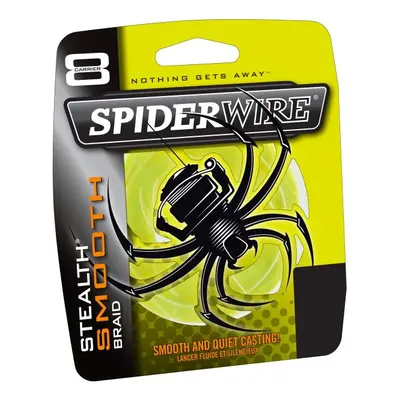 Spiderwire splétaná šňůra stealth smooth 8 žlutá-průměr 0,40 mm / nosnost 49,2 kg / návin 1 m