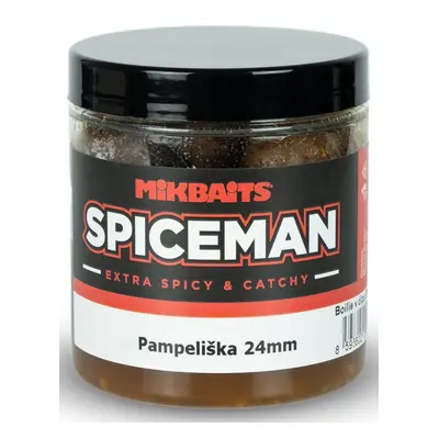 Mikbaits boilie v dipu spiceman pampeliška 250 ml - 24 mm