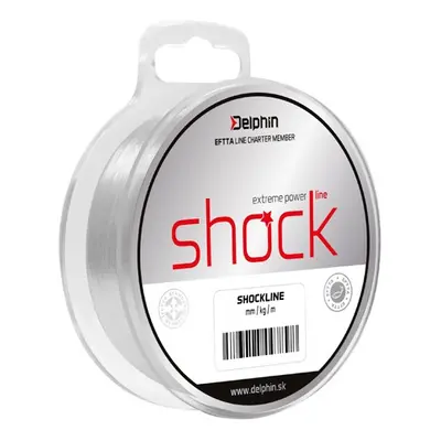 Delphin vlasec shock line 80 m - průměr 0,40 mm / nosnost 10 kg