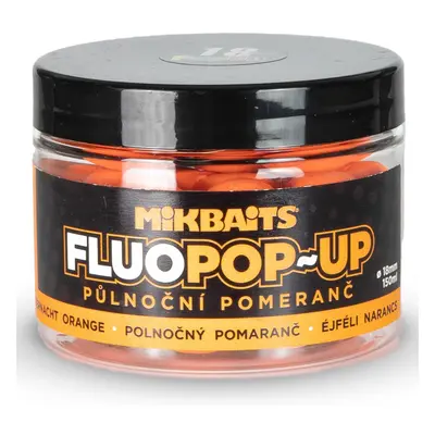 Mikbaits plovoucí boilie fluo půlnoční pomeranč 150 ml - 18 mm