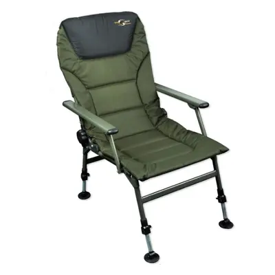 Carp spirit padded level chair with arms