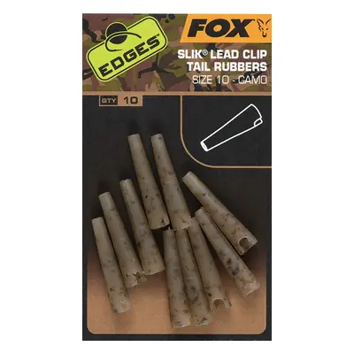 Fox převleky edges camo silk lead clip tail rubbers 10 ks velikost 10