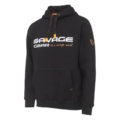 Savage gear mikina cosmo hoodie black ink - xxl