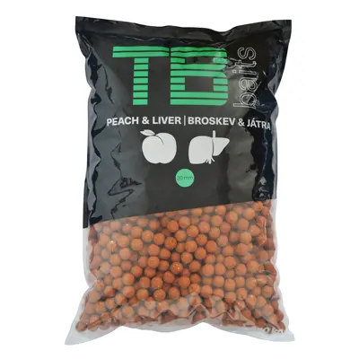 Tb baits boilie peach liver -10 kg 24 mm